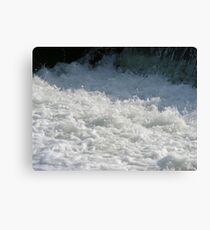 White white water Canvas Print