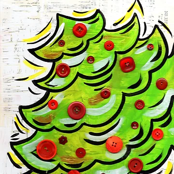 Artwork thumbnail, Red Button Tree  by missmann