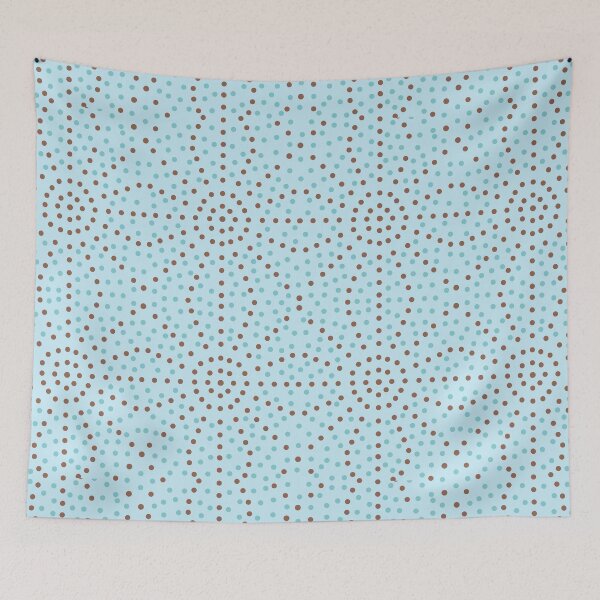 Item preview, Retro Deco Cool Mint Dot BURSTS designed and sold by ZENDYtechSTYLE.