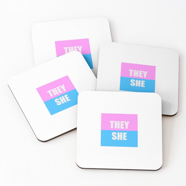 Item preview, They/She Transgender Pride designed and sold by keatonposada.