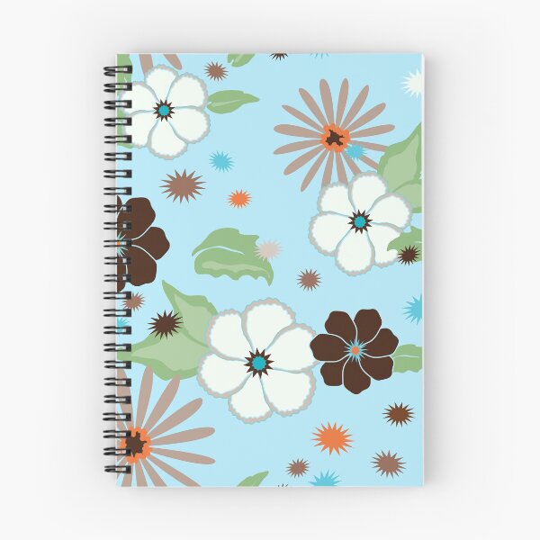 Item preview, RETRO Cool Mint Floral designed and sold by ZENDYtechSTYLE.