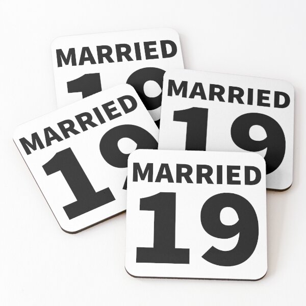 Item preview, MARRIED 19 since matching couple designed and sold by atevern.