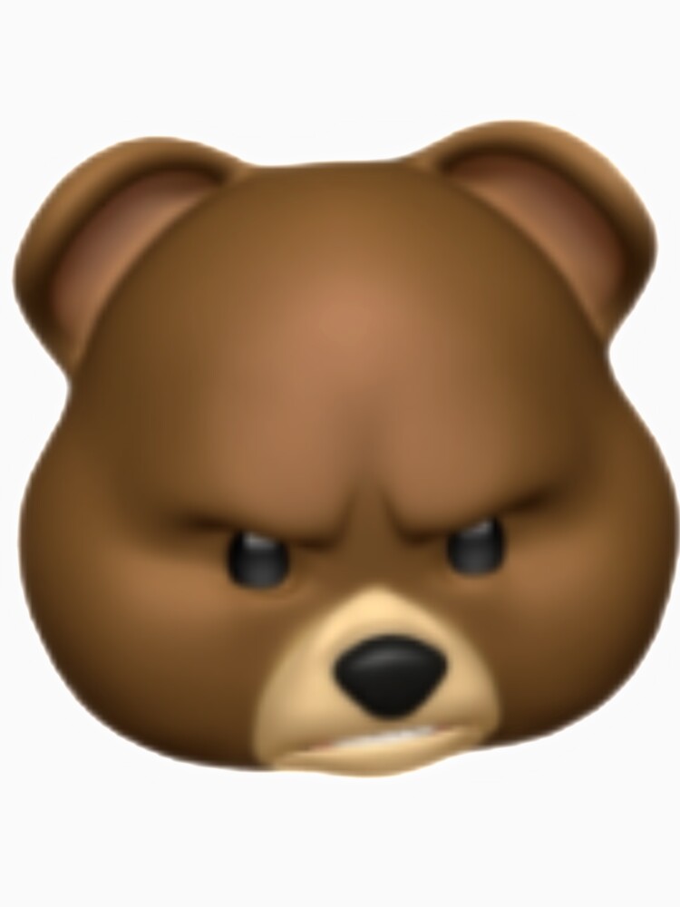 "Angry bear emoji" Tshirt by HJord11436 Redbubble