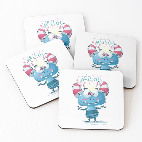 Item preview, Blue Monster Hello Kawaii Cute Monsters designed and sold by ProjectX23.