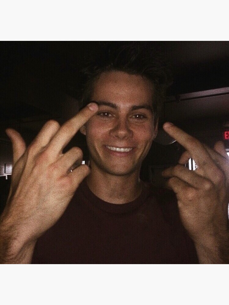 Thumbnail 3 von 3, Sticker, Dylan O'brien Mittelfinger // Teen Wolf designt und verkauft von mgnos.