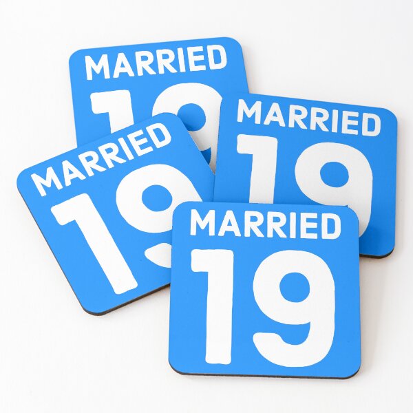 Item preview, MARRIED 19 since matching couple designed and sold by atevern.