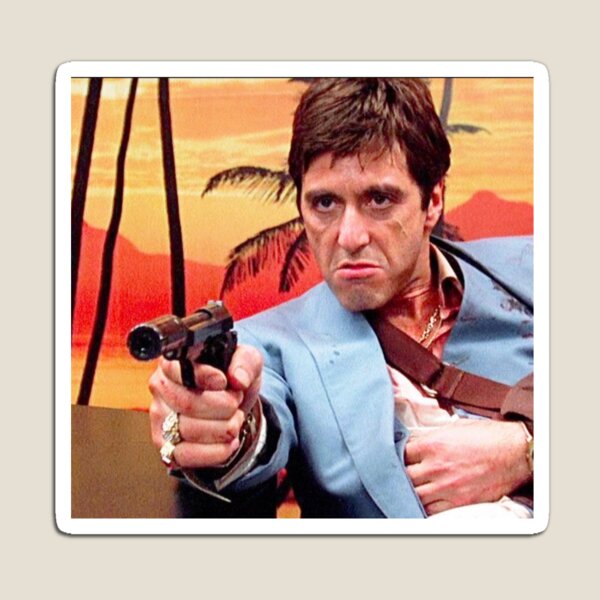 Lindo Quadro Retrato Tony Montana ScarFace - Fanarte