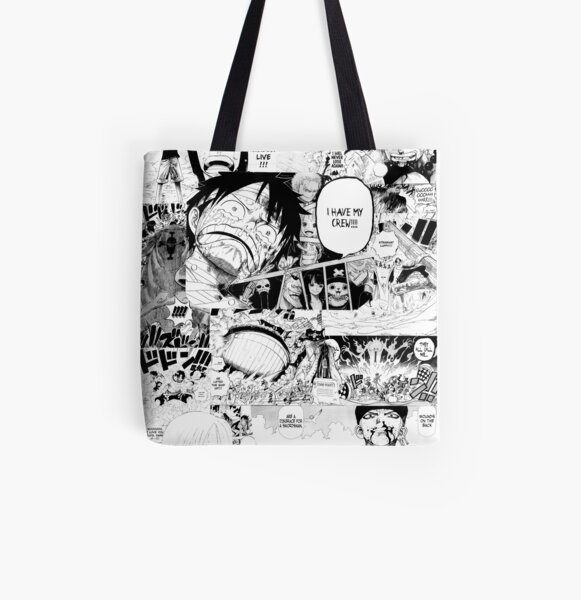 One Piece Manga Collage Tote bag doublé
