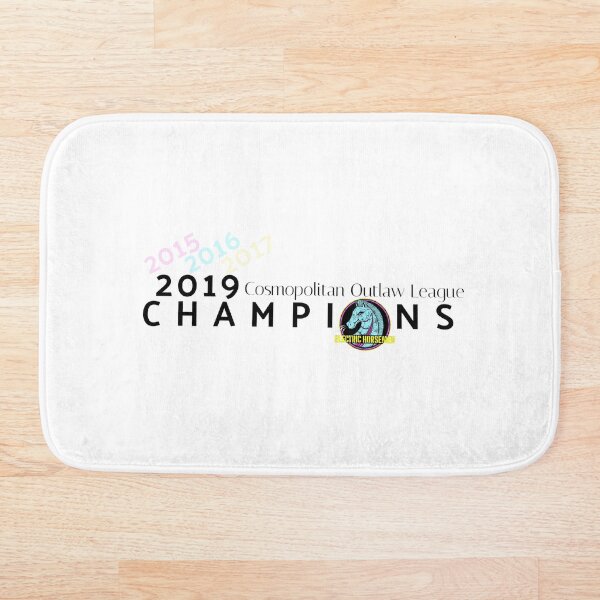 2019 COL Champions (Electric Horsemen) Bath Mat