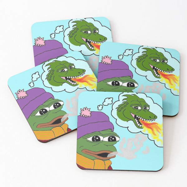 Item preview, Fire Breathing Pepe designed and sold by SuburbanLife.