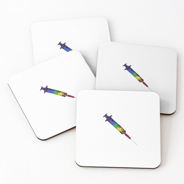 Item preview, RAINBOW SYRINGE (White Background)  designed and sold by Sustainably Wylde.
