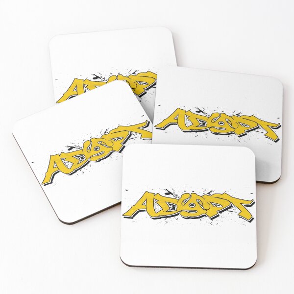 Item preview, Adapt 45 (yellow with black splatter) designed and sold by nostalgink.