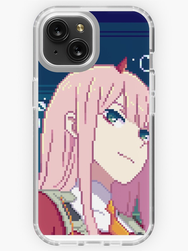 Zero Two pixel art Magnet by uwntu