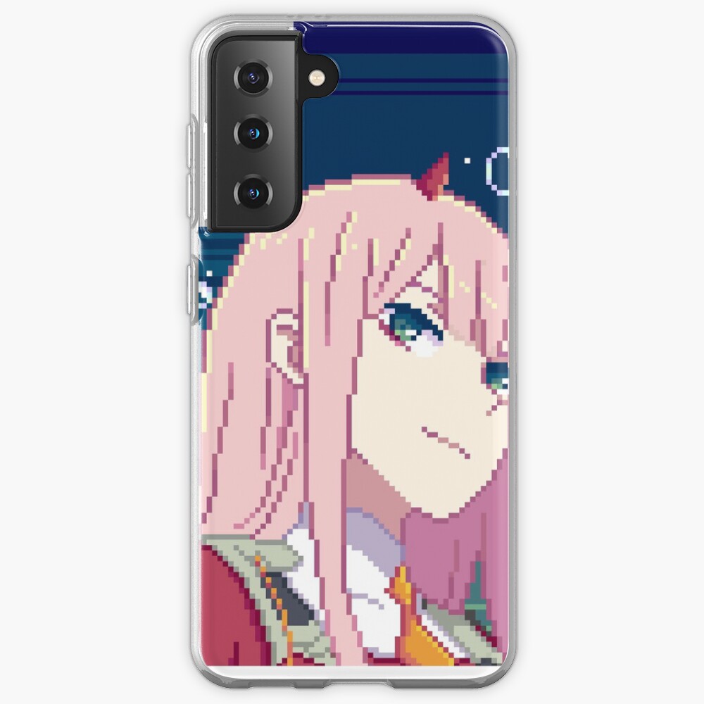 Zero Two pixel art Magnet by uwntu