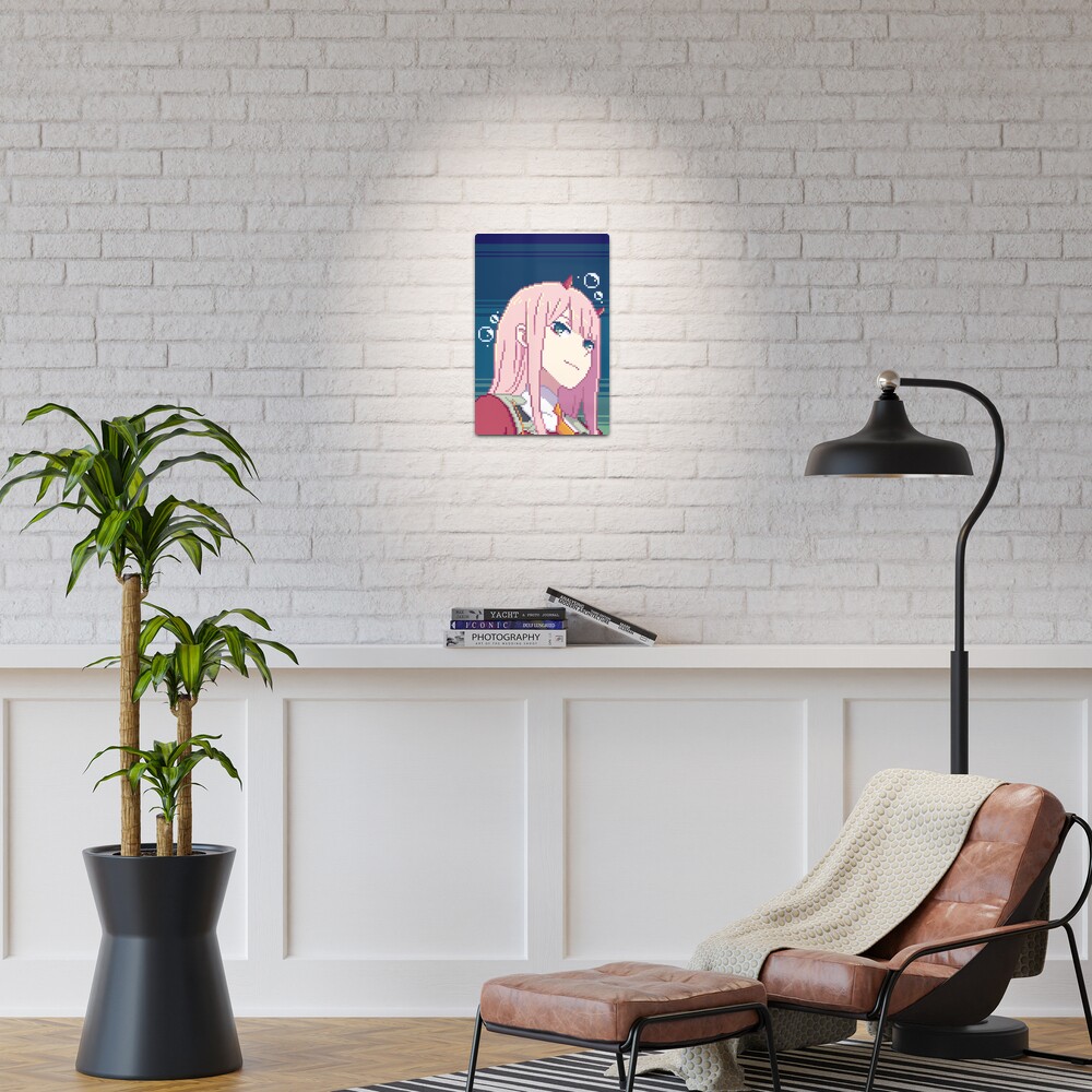 Zero Two pixel art Art Print by uwntu