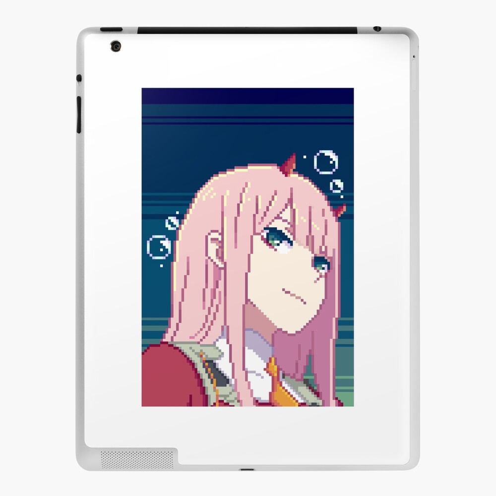 Zero Two pixel art Art Print by uwntu