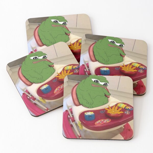 Item preview, Fat Baby Pepe Eating Tendies designed and sold by SuburbanLife.