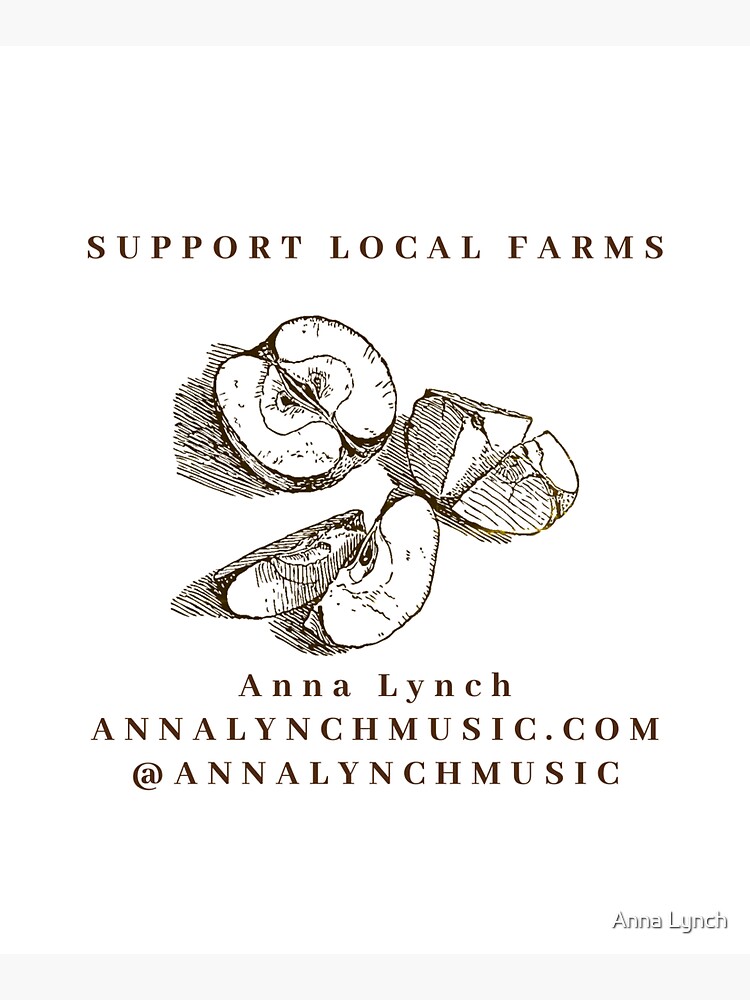 SUPPORT LOCAL FARMS- Tote- Anna Lynch by annamlynch44