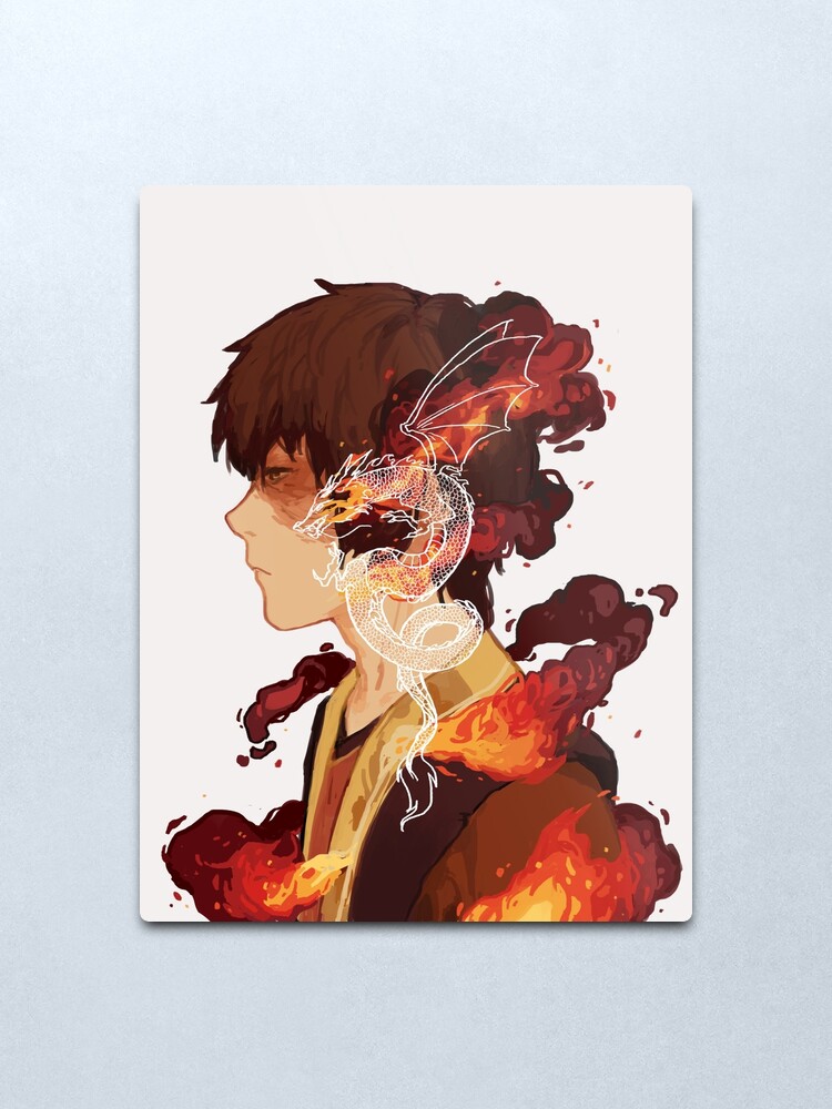 Alternate view of Zuko Metal Print