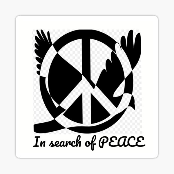 peace-lover-sticker-by-deepzhd-redbubble