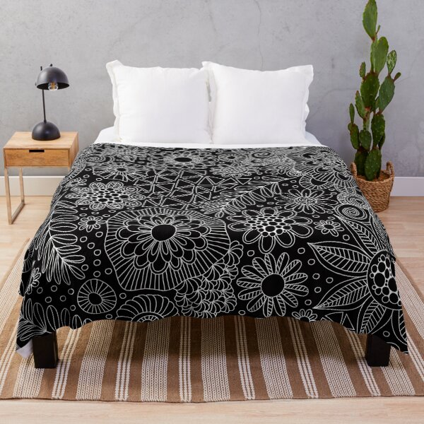 Item preview, Black Doodle Pattern designed and sold by Glynnis Owen.