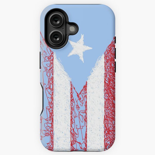 Vista previa del artículo con la obra «Dibujo de la bandera de Puerto Rico», diseñado y vendido por salthyshop.