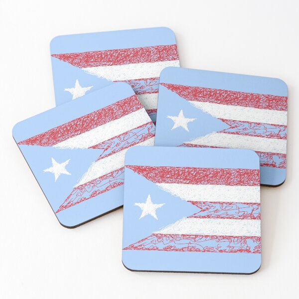 Item preview, Puerto Rico Flag Drawing designed and sold by salthyshop.