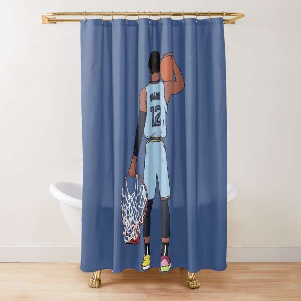 Ja Morant And The Rim Shower Curtain