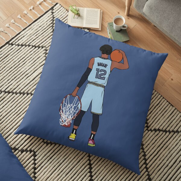 Ja Morant And The Rim Floor Pillow