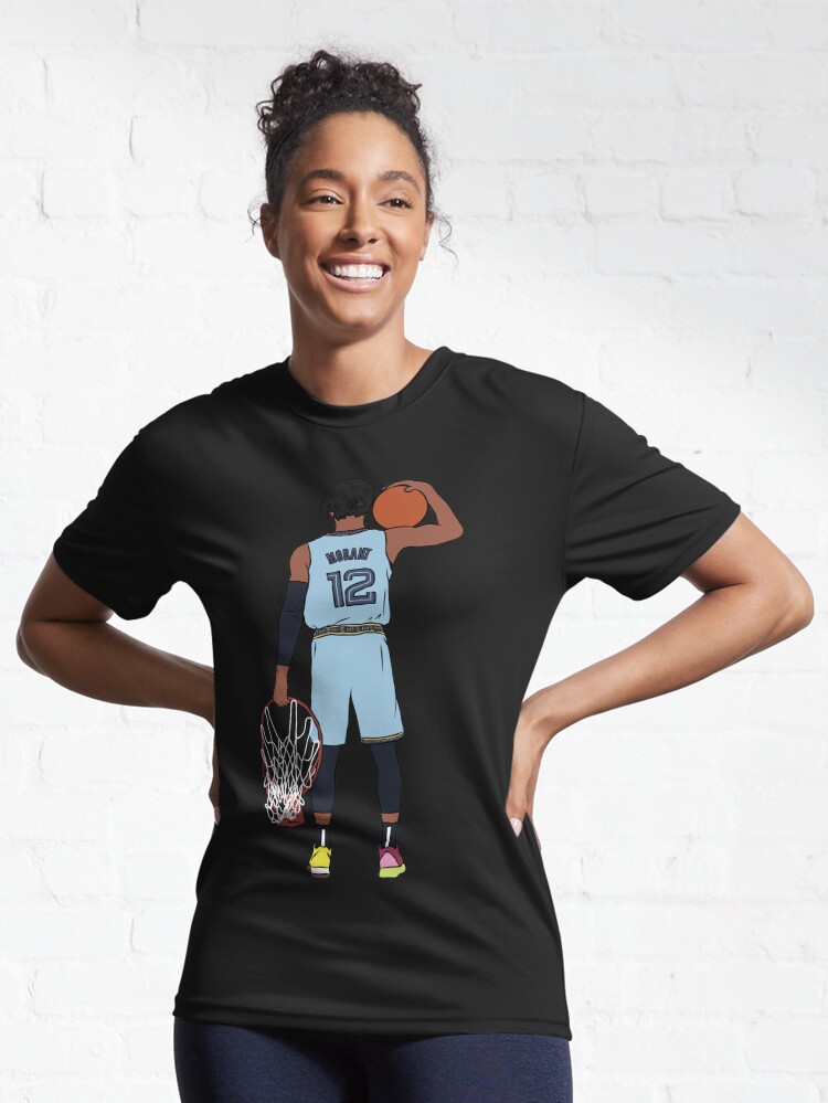 Discover Ja Morant And The Rim Active T-Shirt