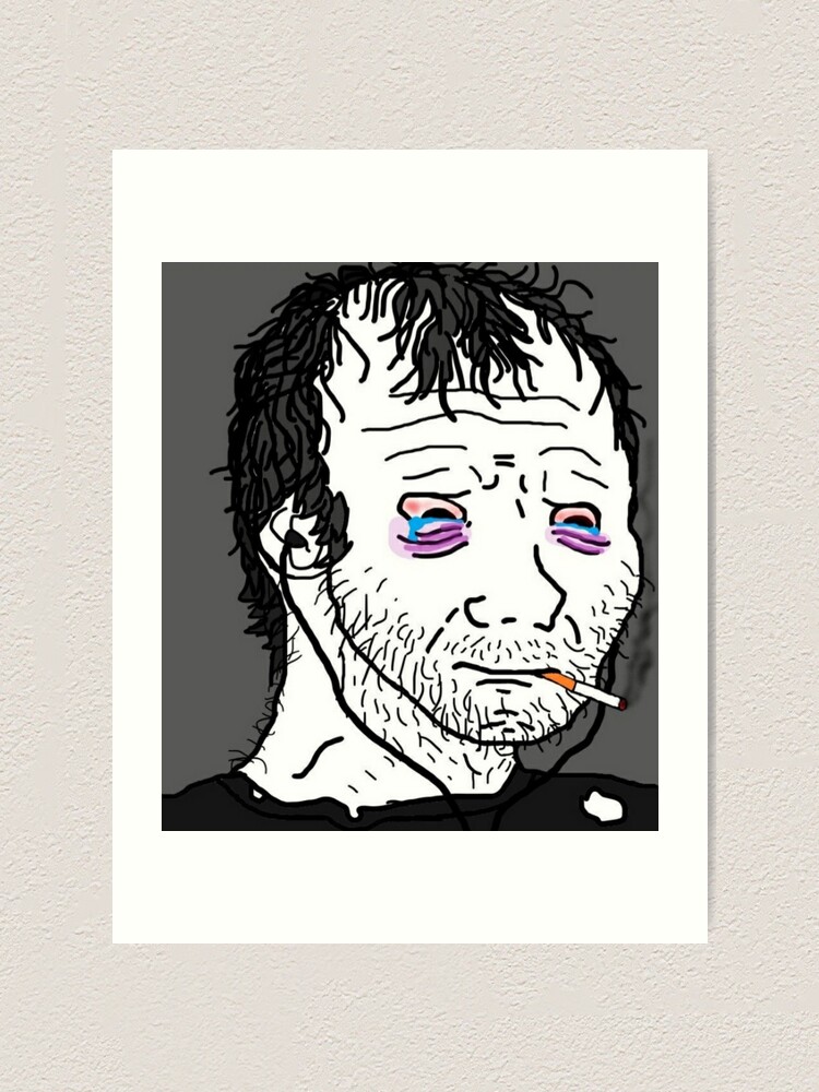 Doomer Guy Meme | Art Print