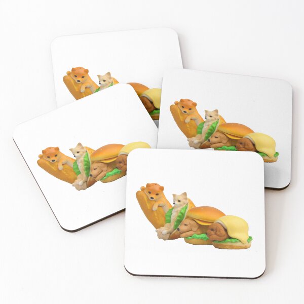 Item preview, Dog Food Puppies Love on a Bun designed and sold by Rowena Jones.