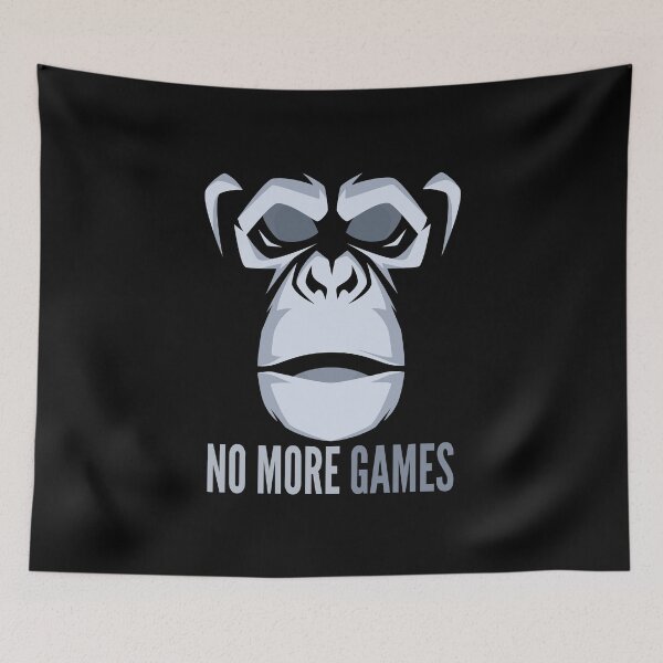 Aperçu de l'œuvre Gorilla Gamer Anonymous Plus de jeux créée et vendue par WordsGamersUse.