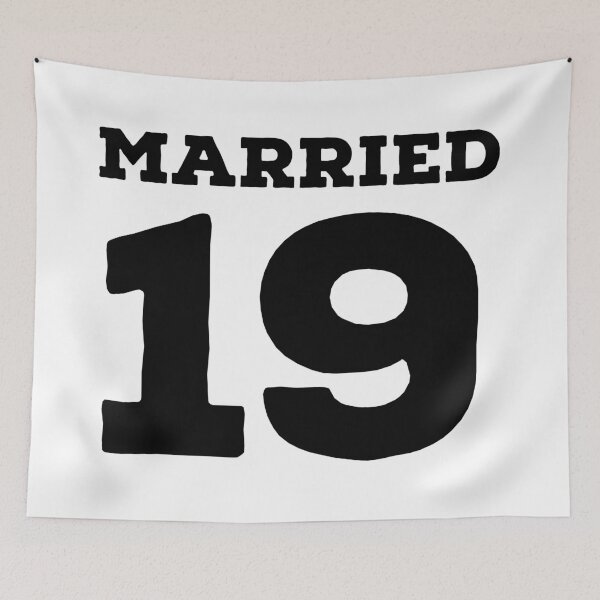 Item preview, MARRIED 19 since matching couple designed and sold by atevern.