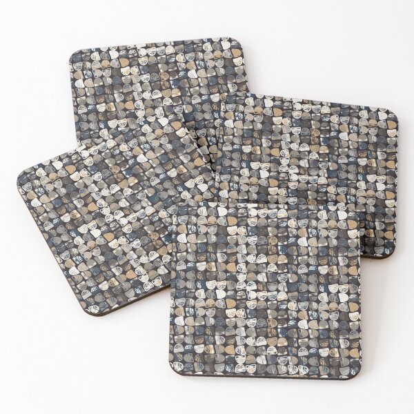 Item preview, Dark Pebble Mosaic designed and sold by FinnBear.