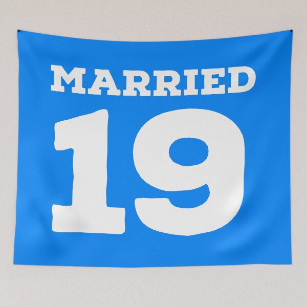 Item preview, MARRIED 19 since matching couple designed and sold by atevern.
