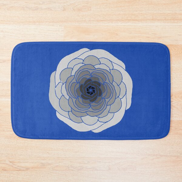 Item preview, Grey Flower in Blue designed and sold by KExpressions.