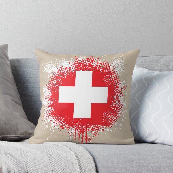 Artikelvorschau, Flag of Switzerland - Splat entworfen und verkauft von pixelinga.