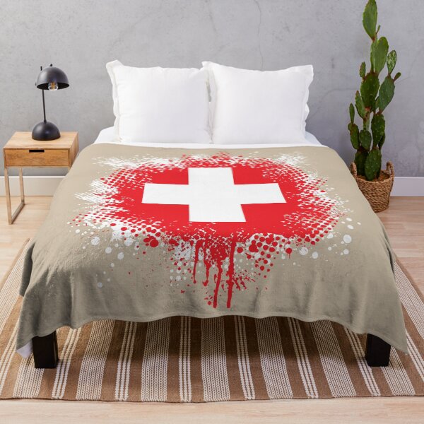Artikelvorschau, Flag of Switzerland - Splat entworfen und verkauft von pixelinga.
