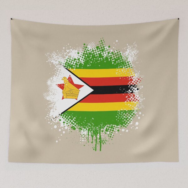 Item preview, Flag of Zimbabwe - Splat designed and sold by pixelinga.