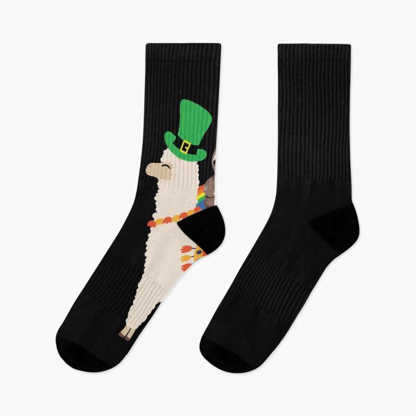 Item preview, Sloth Riding Leprechaun Llama Green St designed and sold by WanitaDesign.