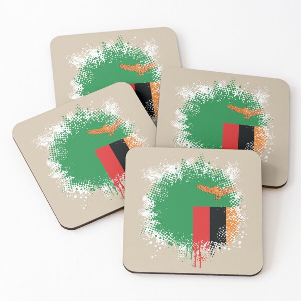Item preview, Flag of Zambia - Splat designed and sold by pixelinga.