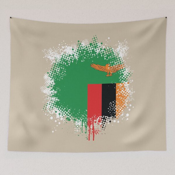 Item preview, Flag of Zambia - Splat designed and sold by pixelinga.