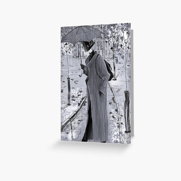 rain Greeting Card