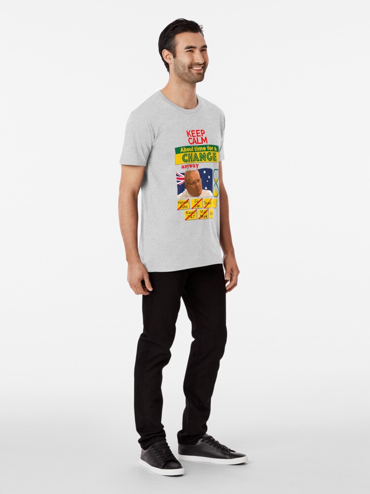 Alternate view of Keep calm - About time for a change Premium T-Shirt
