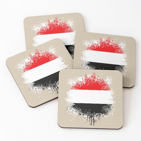 Item preview, Flag of Yemen - Splat designed and sold by pixelinga.