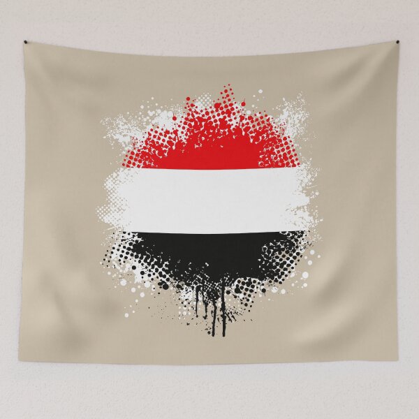 Item preview, Flag of Yemen - Splat designed and sold by pixelinga.