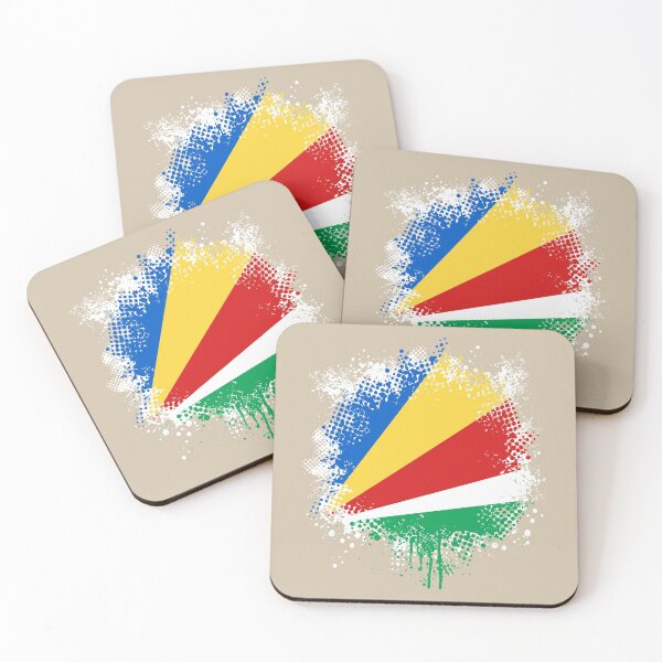 Item preview, Flag of Seychelles - Splat designed and sold by pixelinga.