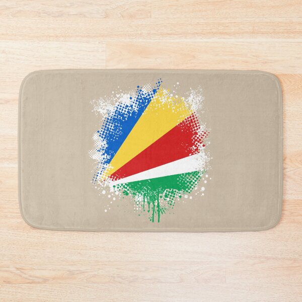Item preview, Flag of Seychelles - Splat designed and sold by pixelinga.