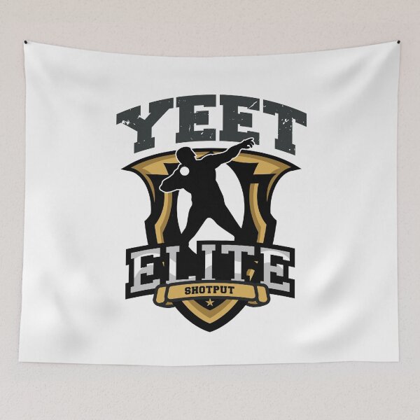 Item preview, Yeet Elite Shotput Badge by Track N Field Athlete Gifts designed and sold by oberdoofus.